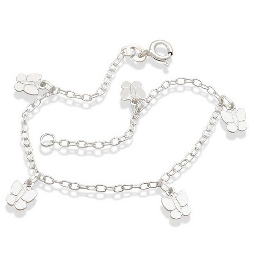 925 Sterling Silver Butterfly Bracelet