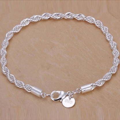 Baiano Cord Bracelet 925 Sterling Silver