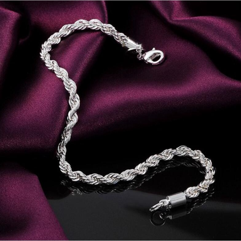Baiano Cord Bracelet 925 Sterling Silver