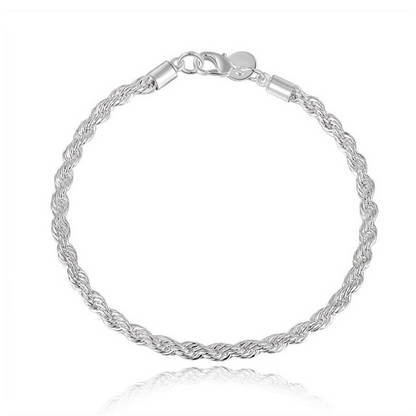 Baiano Cord Bracelet 925 Sterling Silver