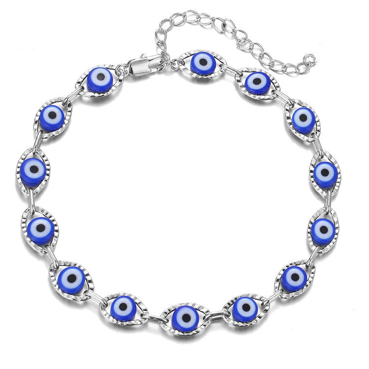 925 Sterling Silver Evil Eye Bracelet