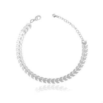 925 Sterling Silver Fish Scale Bracelet